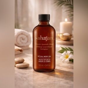 Sahajan Ritual Ayurvedic Blend Body Oil 100ml Hydrating Natural Glow Spa Grade